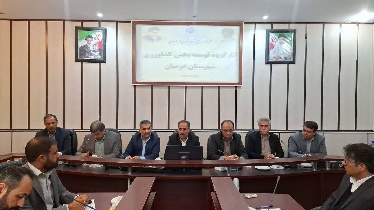 فرماندار درمیان: گذر از کشت سنتی با توسعه گلخانه‌ها ضروری است