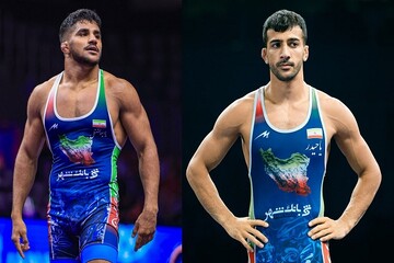 ۲ دارنده مدال جهانی در لیگ کشتی فرنگی روی تشک می‌روند