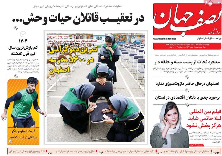 روزنامه‌های اصفهان