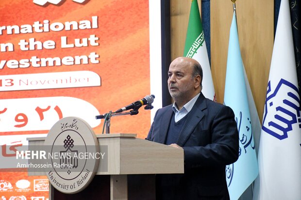 مراسم افتتاحیه چهارمین همایش بین المللی بیابان لوت در بیرجند