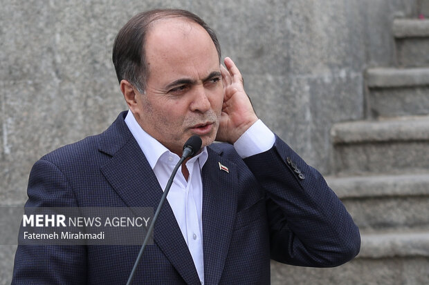 غلامرضا نوری قزلجه وزیر جهادکشاورزی در حاشیه جلسه هیئت دولت