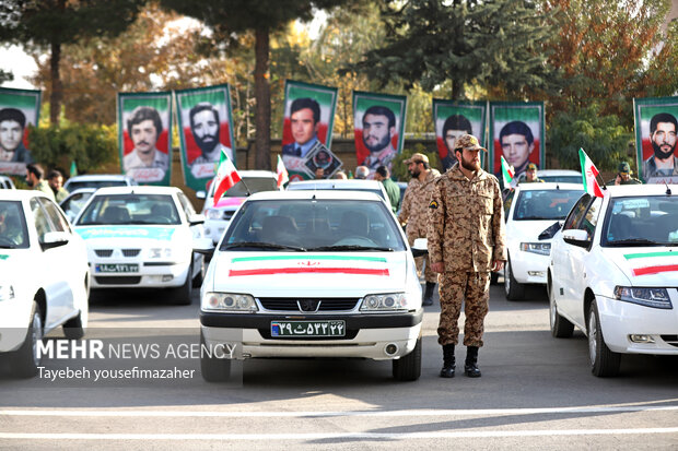 رزمایش استانی سرکشی از خانواده شهدا در همدان