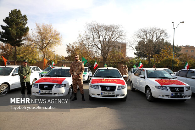 رزمایش استانی سرکشی از خانواده شهدا در همدان