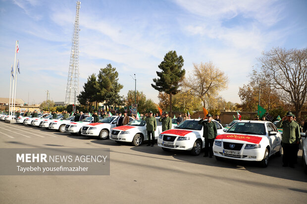 رزمایش استانی سرکشی از خانواده شهدا در همدان