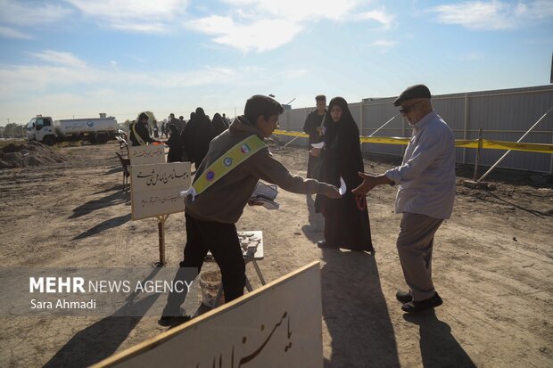 اقامه نماز باران در مسهد