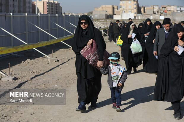 اقامه نماز باران در مسهد
