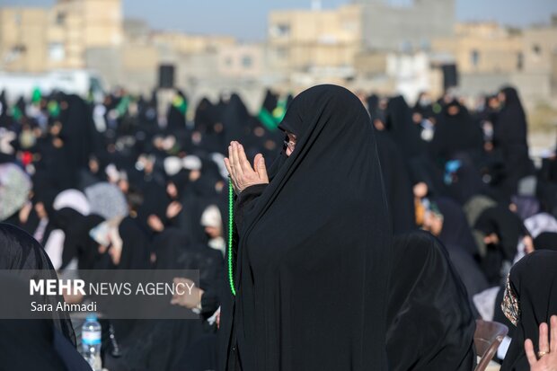 اقامه نماز باران در مسهد