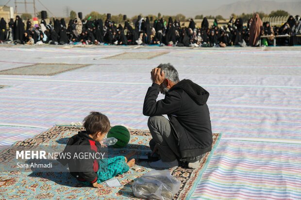 اقامه نماز باران در مسهد