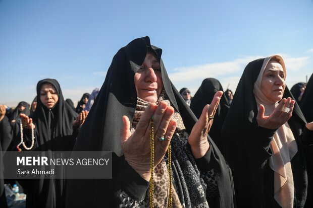 اقامه نماز باران در مسهد