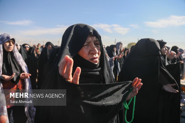 اقامه نماز باران در مسهد