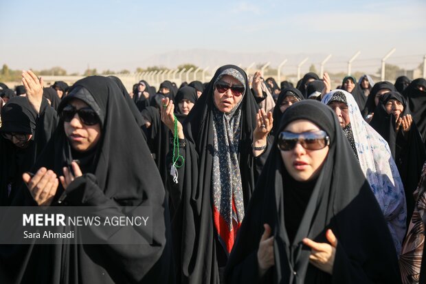 اقامه نماز باران در مسهد