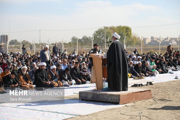 اقامه نماز باران در مسهد