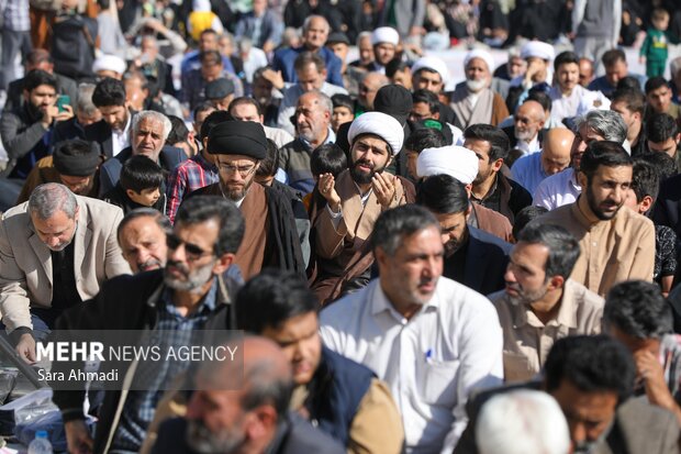 اقامه نماز باران در مسهد