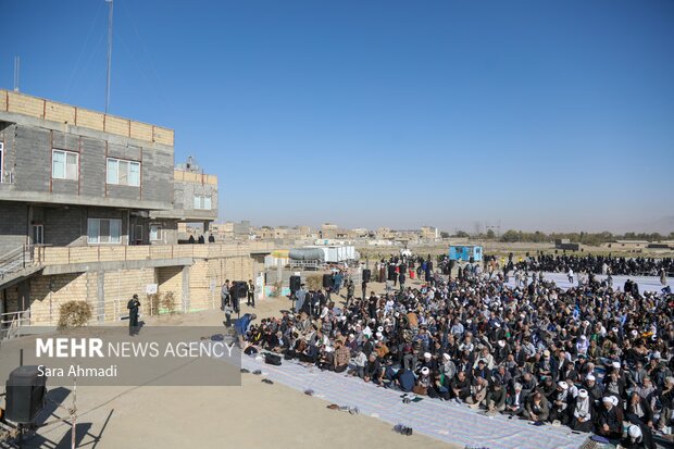 اقامه نماز باران در مسهد