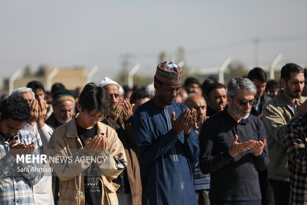 اقامه نماز باران در مسهد
