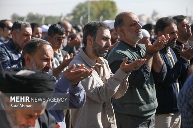 اقامه نماز باران در مسهد