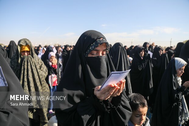 اقامه نماز باران در مسهد