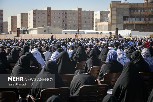 اقامه نماز باران در مسهد