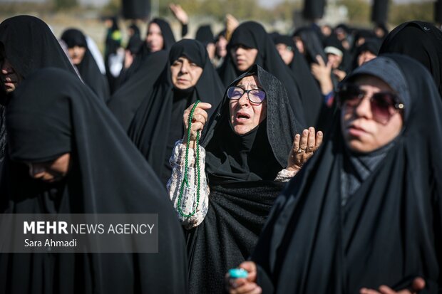 اقامه نماز باران در مسهد