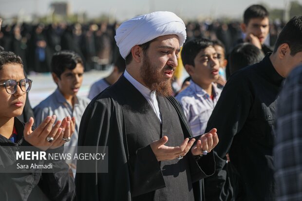 اقامه نماز باران در مسهد