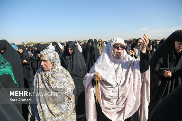 اقامه نماز باران در مسهد