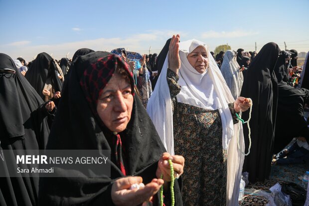 اقامه نماز باران در مسهد