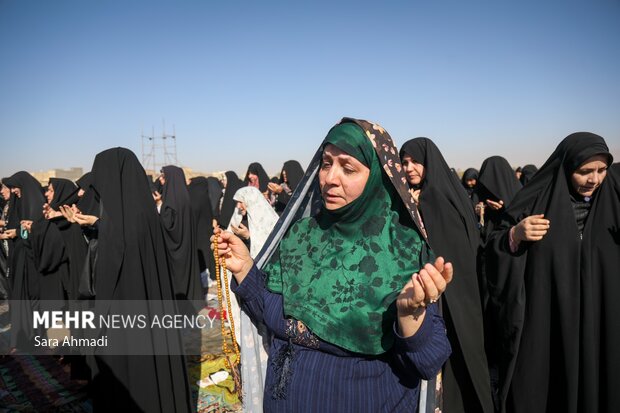 اقامه نماز باران در مسهد