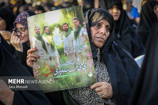 مراسم سومین سالگرد شهدای امنیت در مشهد