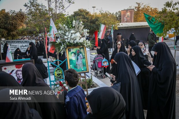 مراسم سومین سالگرد شهدای امنیت در مشهد