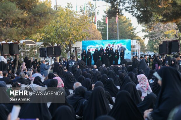 مراسم سومین سالگرد شهدای امنیت در مشهد