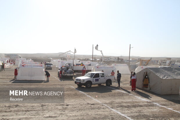 مانور تمام‌عیار زلزله و مخاطرات ترکیبی در همدان