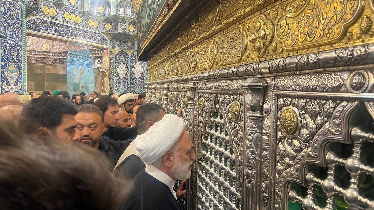 رئیس قوه قضائیه حرم حضرت معصومه(س) را زیارت کرد
