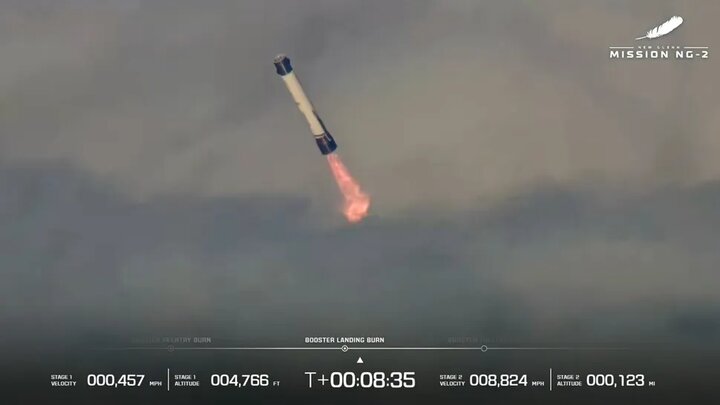 بلواوریجین کاوشگرهای ماه را به فضا برد