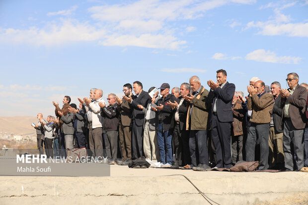 اقامه نماز باران در اراک