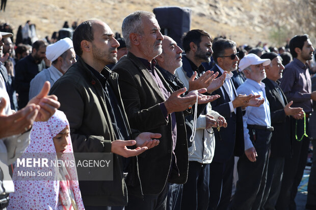 اقامه نماز باران در اراک