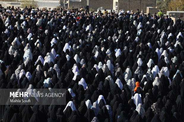 اقامه نماز باران در اراک