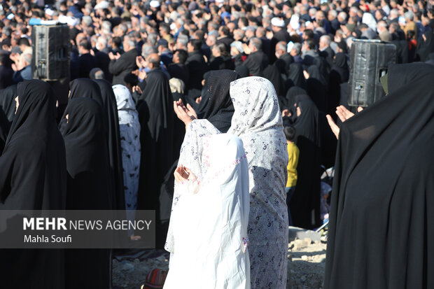 اقامه نماز باران در اراک