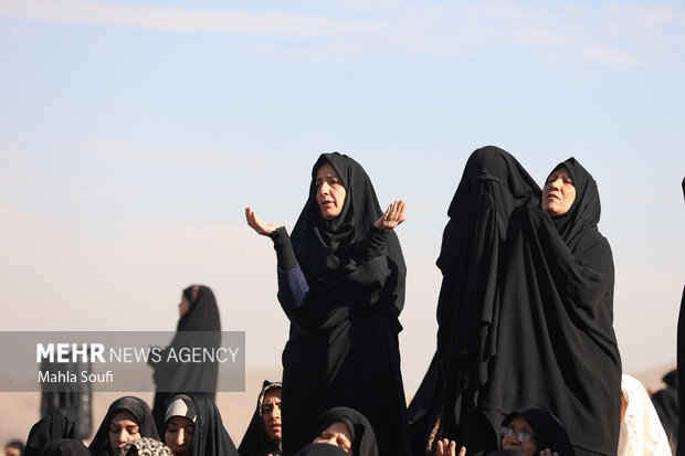 اقامه نماز باران در اراک