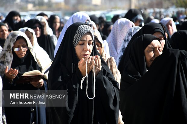 نماز باران در بیرجند