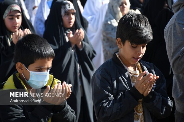 نماز باران در بیرجند