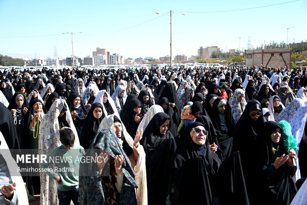 نماز باران در بیرجند