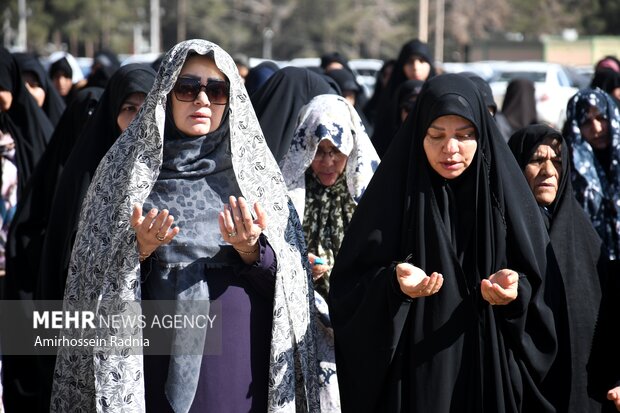 نماز باران در بیرجند