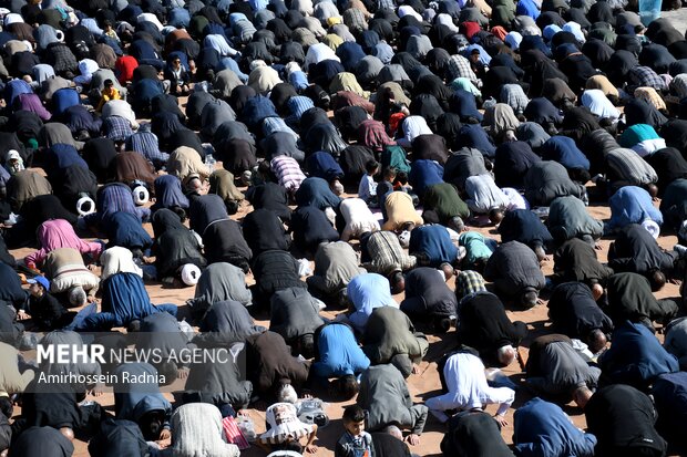 نماز باران در بیرجند