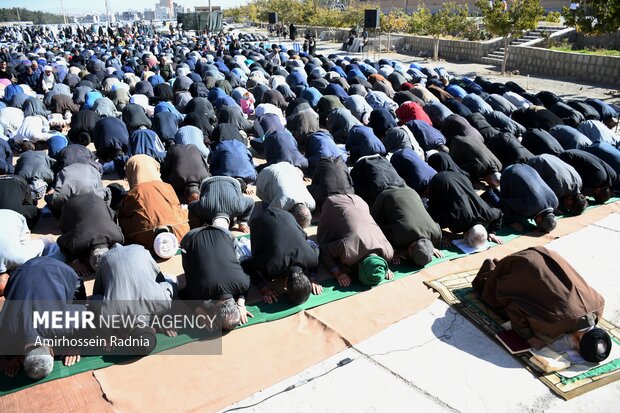 نماز باران در بیرجند