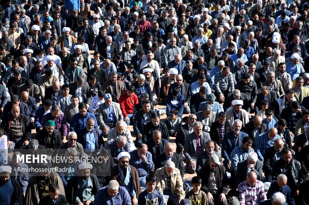 نماز باران در بیرجند