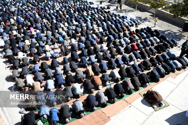 نماز باران در بیرجند