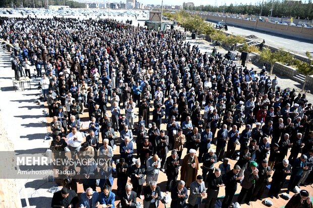 نماز باران در بیرجند