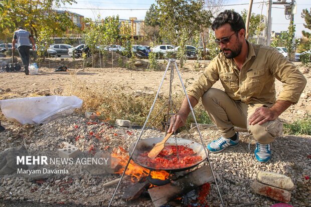 جشنواره املت و چای آتیشی در بجنورد