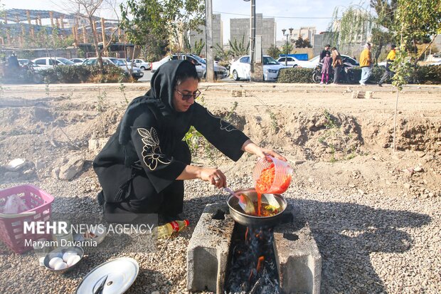 جشنواره املت و چای آتیشی در بجنورد