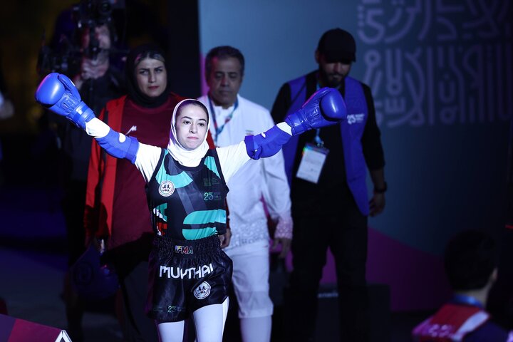 فرشته حسن‌زاده در فینال موی‌تای نقره ای شد